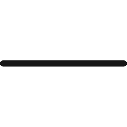 Black horizontal line on a transparent background.